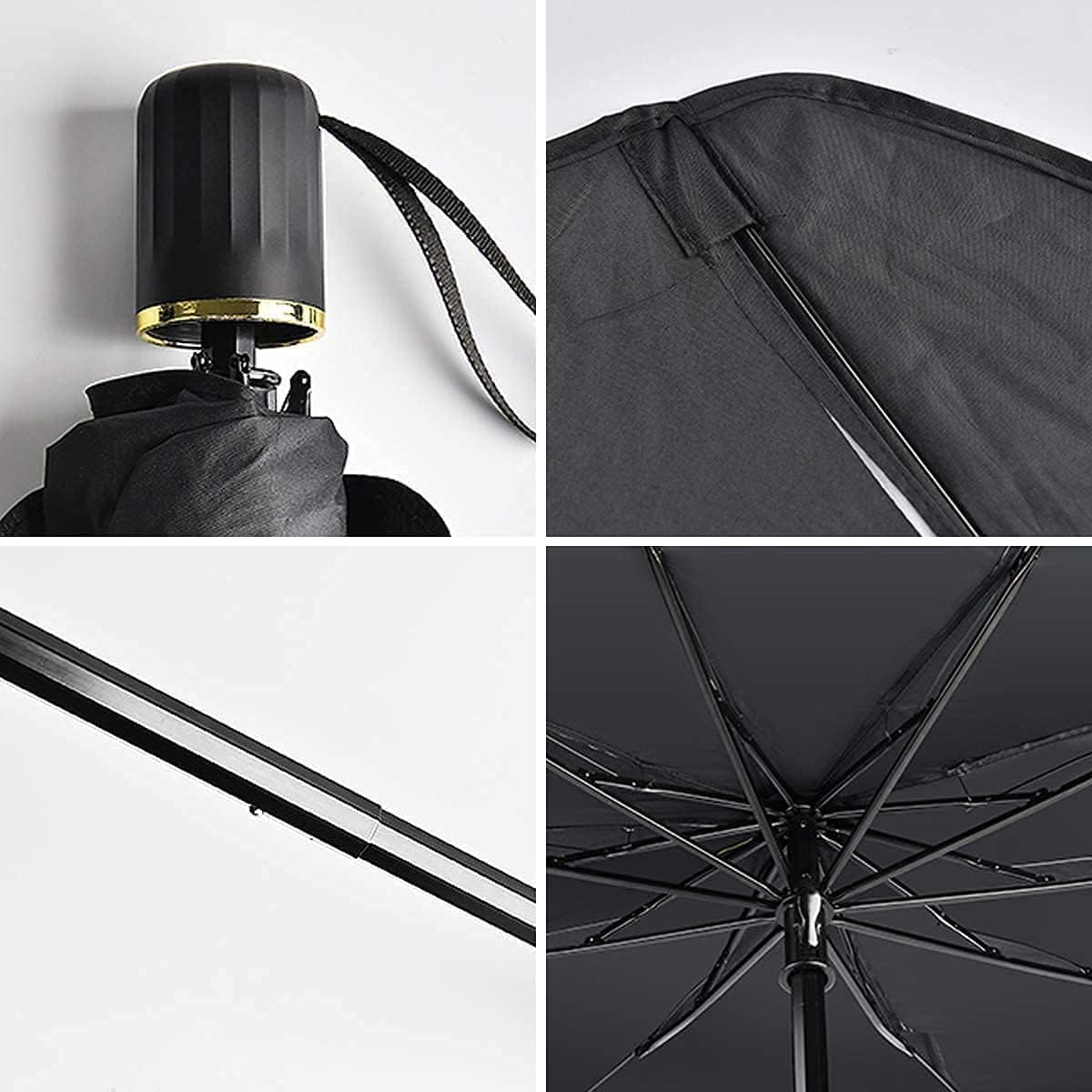 Car Sun Shade Windshield Cover – Foldable Umbrella Style Sun Protector