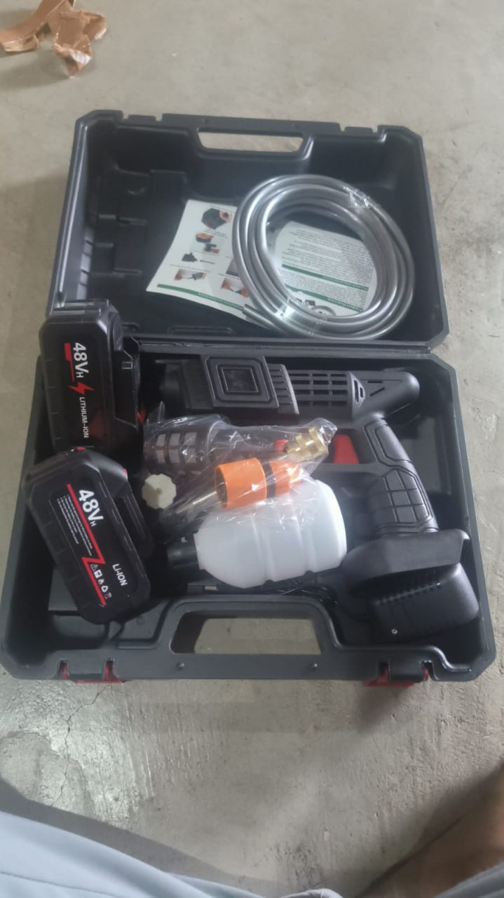 Cordless Portable Wireless Pressure Washer Gun 48V